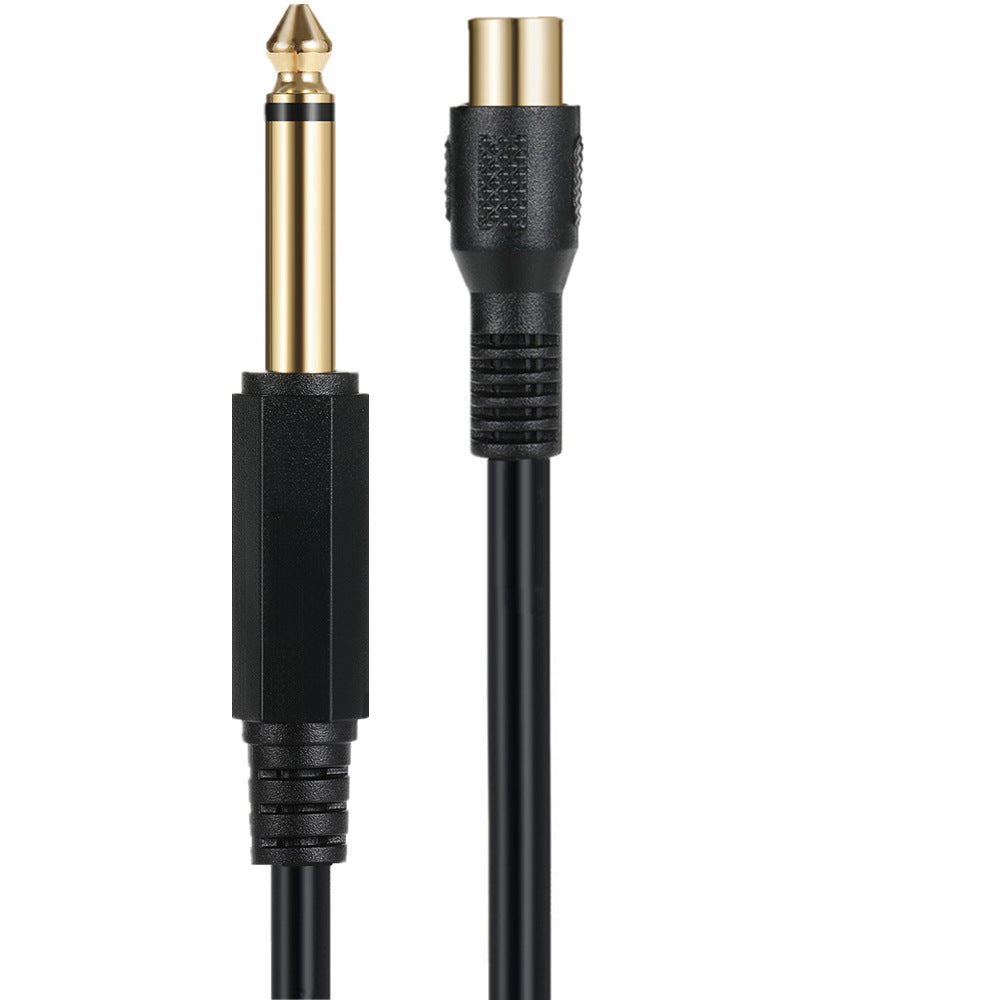 RCA Female to 6.35mm (1/4”) Mono Male Audio Cable – For Instruments, Amplifiers, Speakers 3m