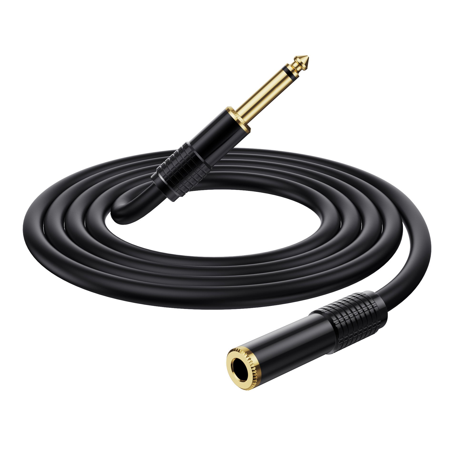 1/4 inch TS mono audio extension lead