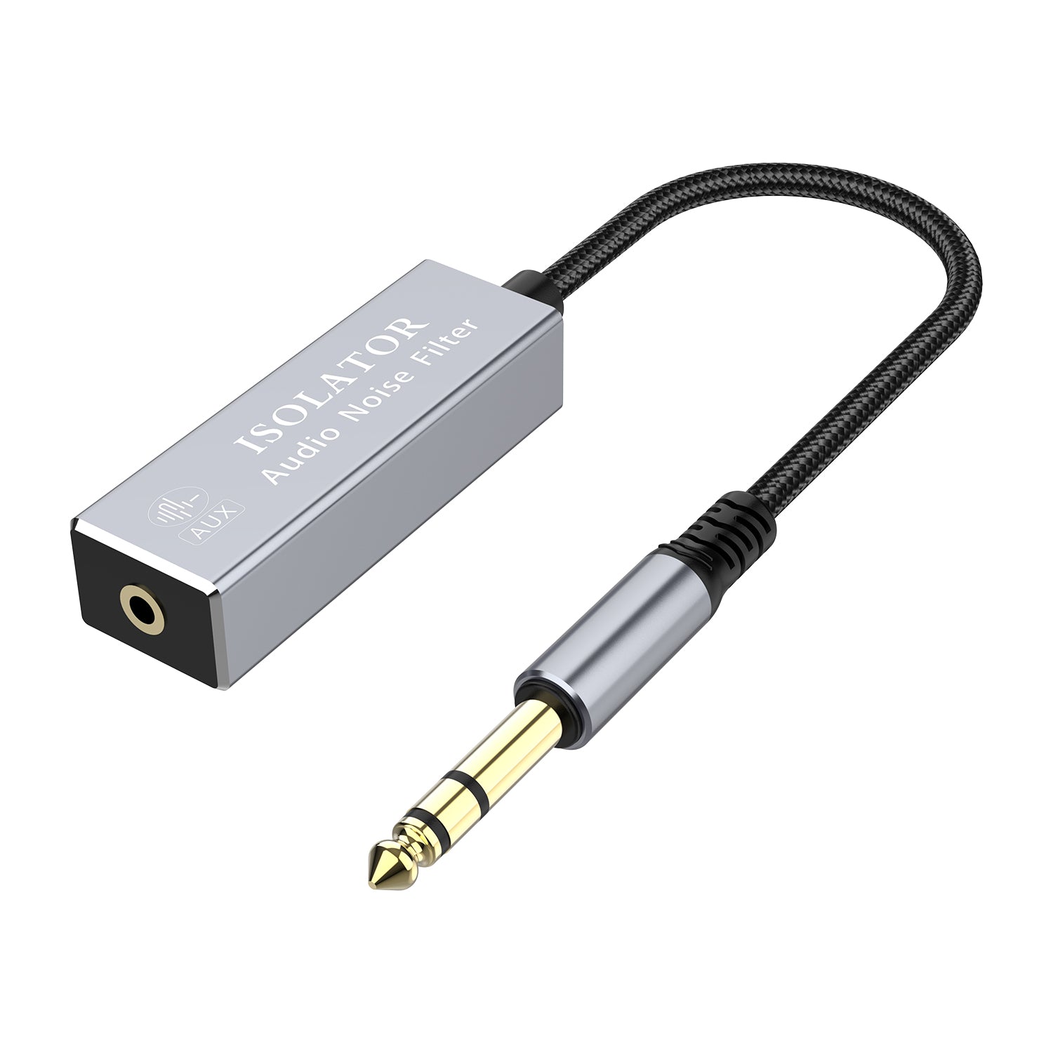 1/4 inch TRS to 3.5mm hum eliminator