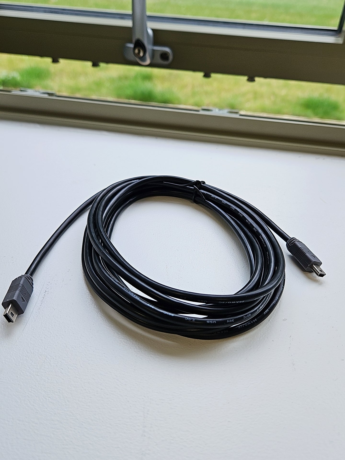 USB Mini 5-Pin B Male to Mini B Male OTG Sync & Data Transfer Cable