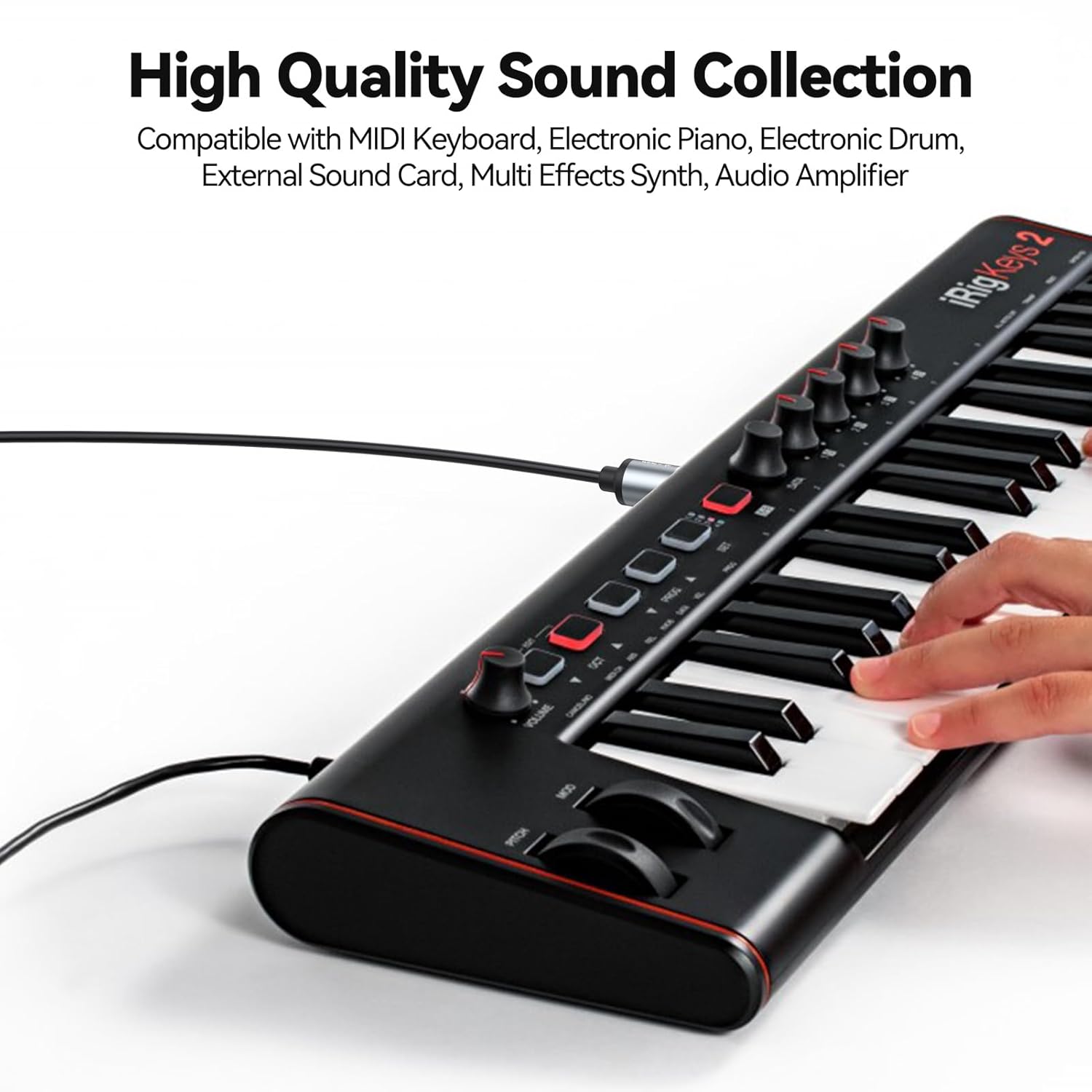 5 Pin DIN Male to 5 Pin DIN Male Cable – MIDI Extension Lead for Keyboard, Synthesizer & Audio Equipment