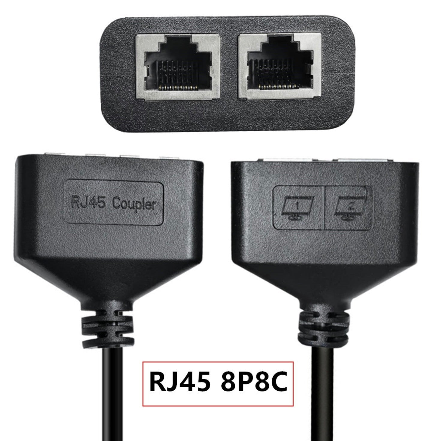 8 pin terminal block to dual RJ45 Ethernet adapter cable