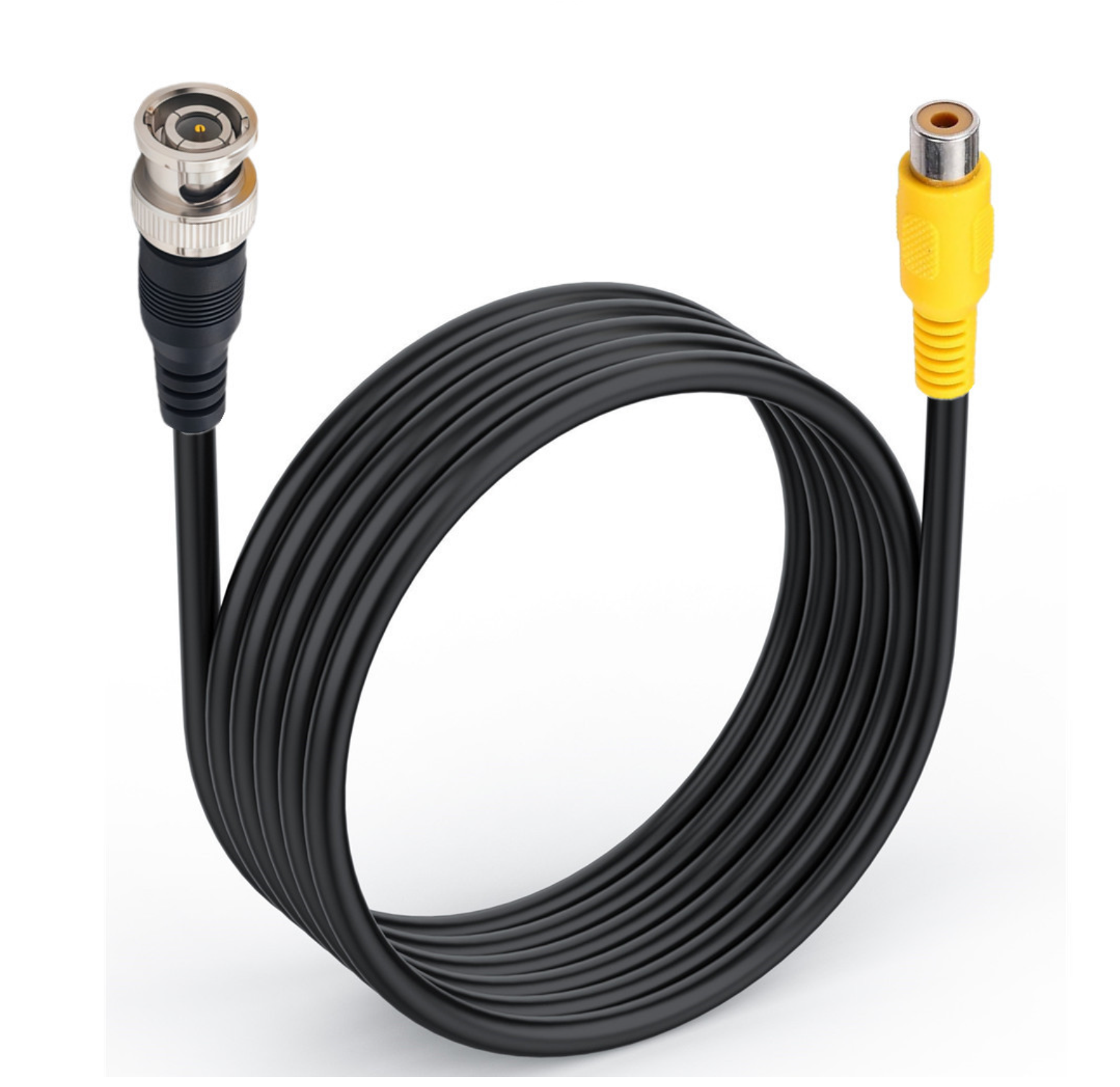 BNC Male to RCA Female Coaxial Video Cable – 1.8m HD Monitoring Lead