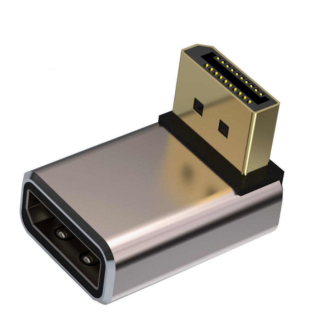 8K DisplayPort 1.4 90 degree adapter