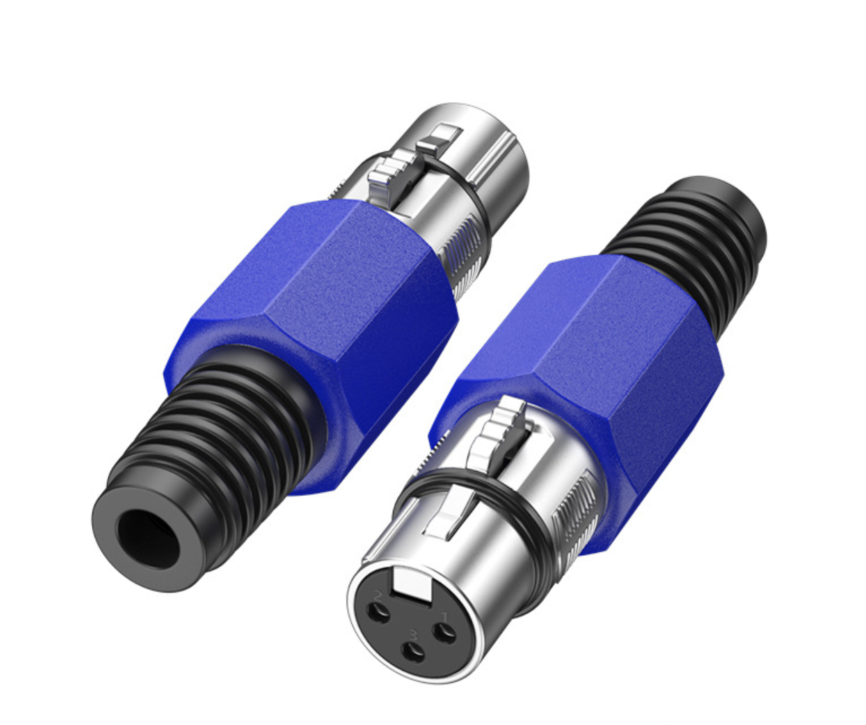 XLR 3-Pin Female Microphone Connector – Metal Solder-Termination Audio Socket