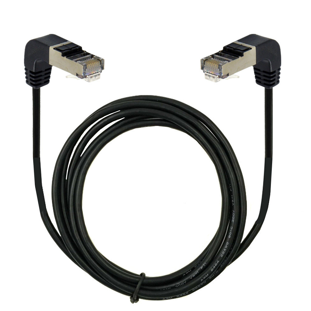 RJ45 male to male angled LAN patch cable