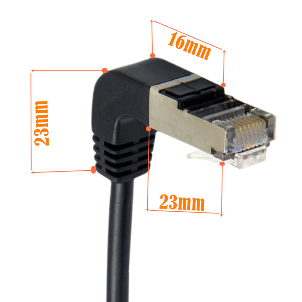 Cat5 RJ45 down angled Ethernet cable