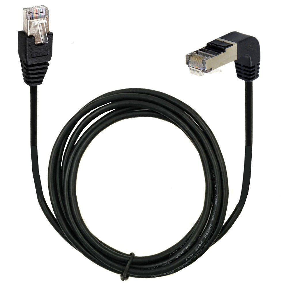 RJ45 to RJ45 down angled LAN patch cable