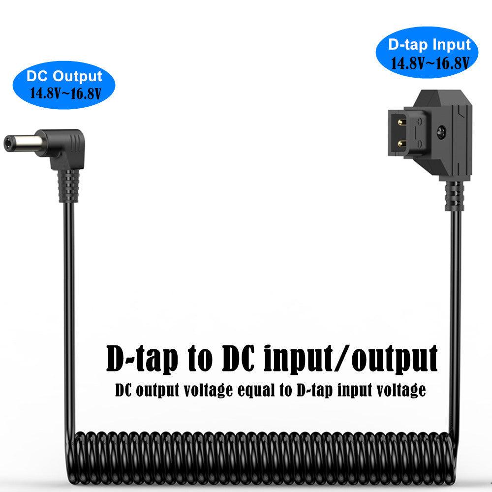 Camera power cable D-Tap to 5.5×2.5mm