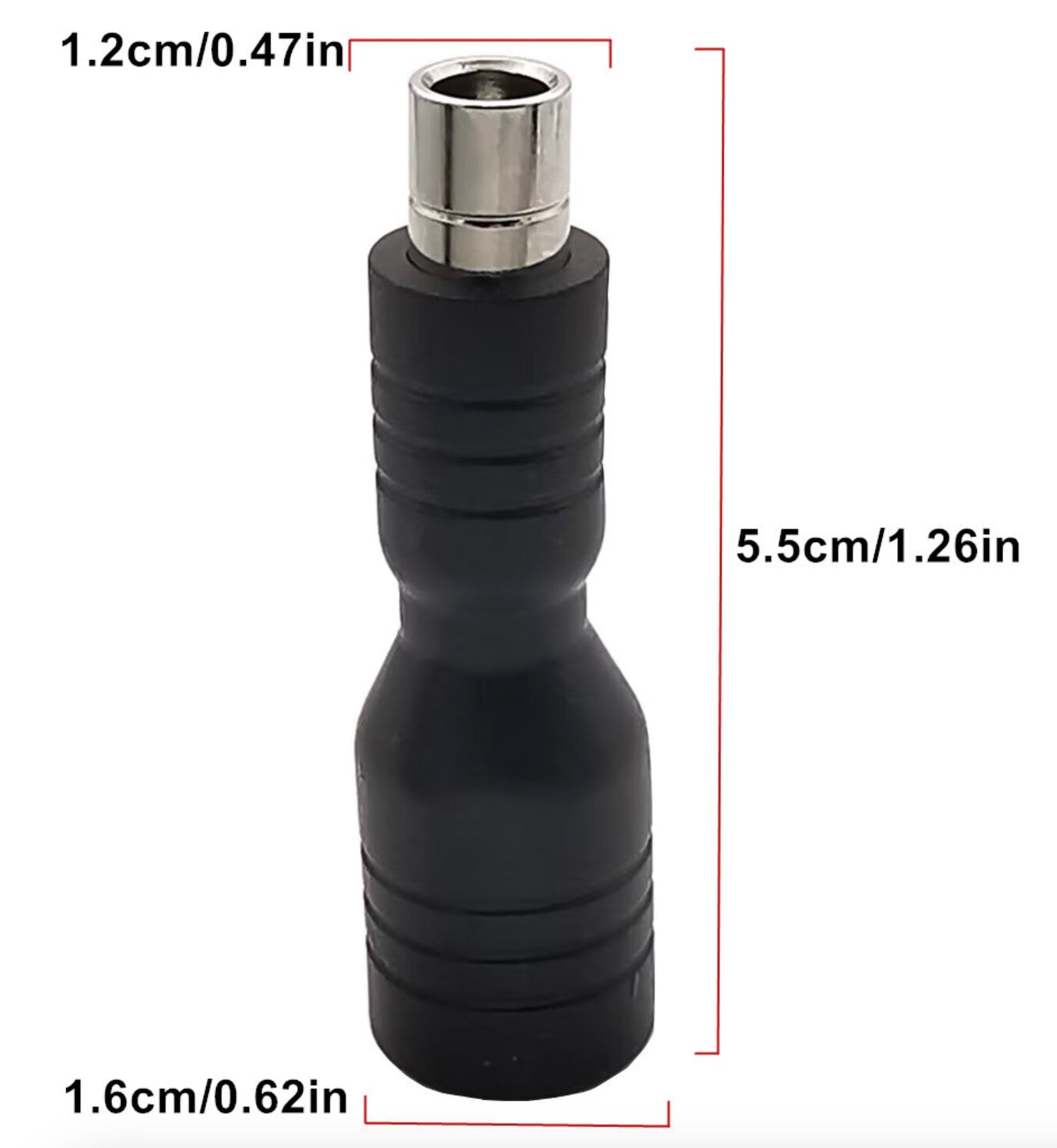 DC 5.5mm x 2.1mm female to 8.0mm x 2.0mm male power adapter