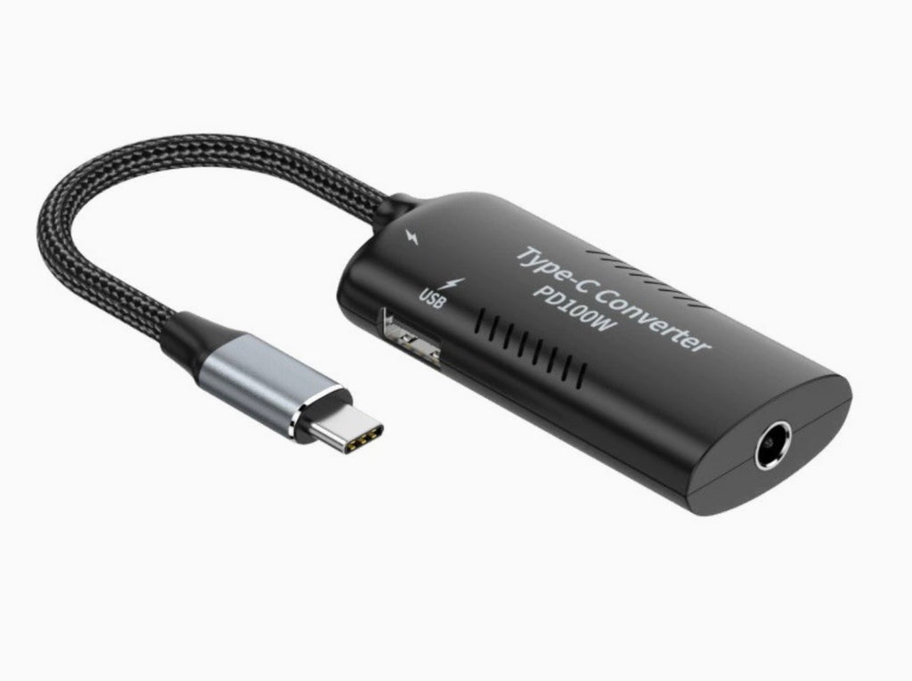 DC 5.5x2.1mm to USB-C PD Converter 100W | PD Emulator Trigger Cable
