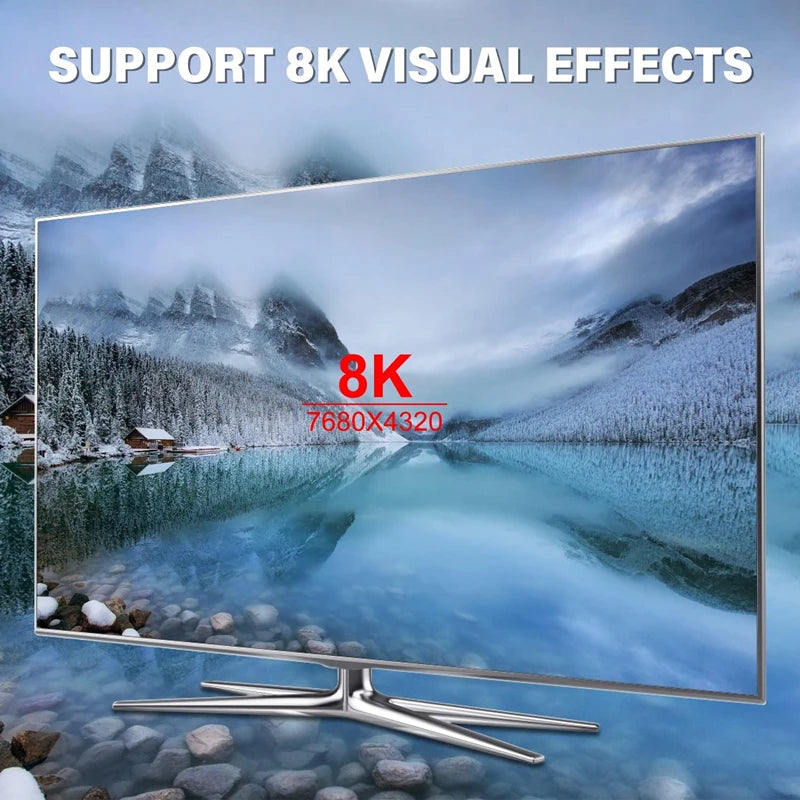 Mini Displayport Male to Displayport 1.4 Female 8K Extension Converter 8K@60Hz | Bi-Directional Transmission