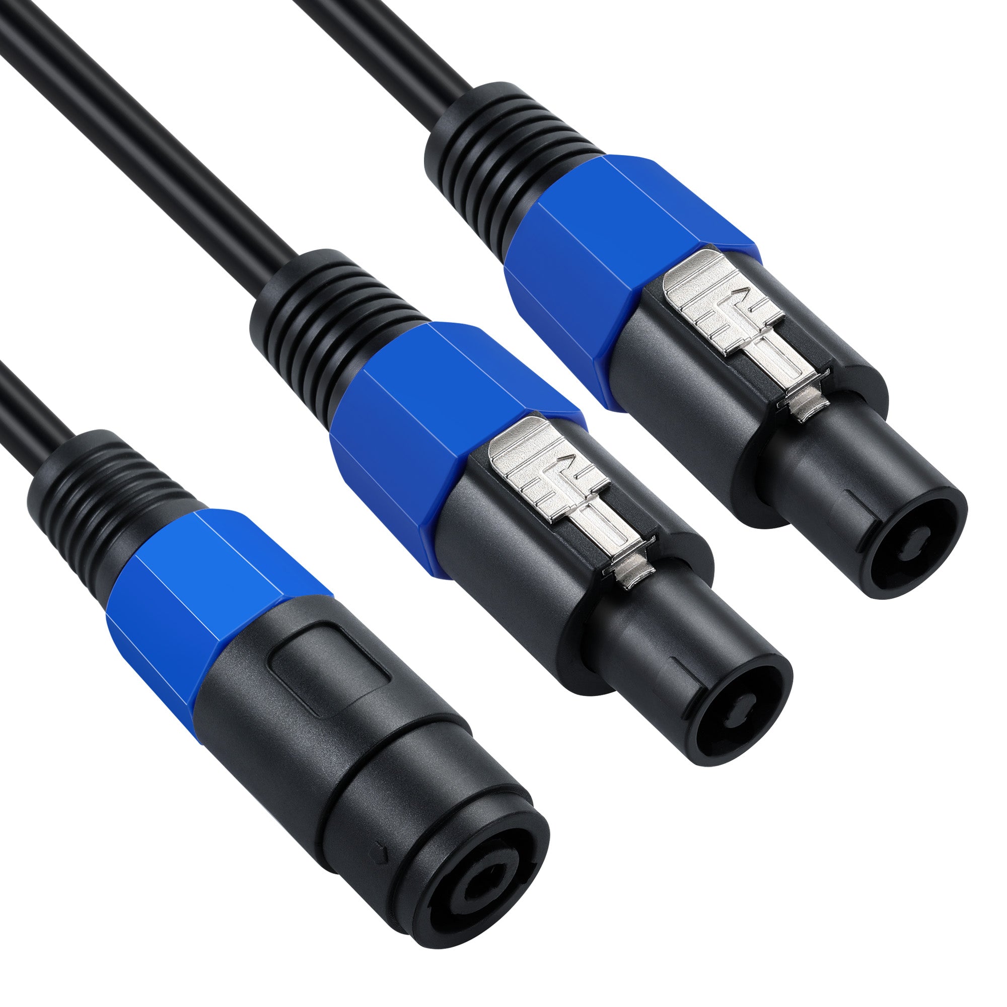 audio breakout cable 1 female to 2 male speaker connectors