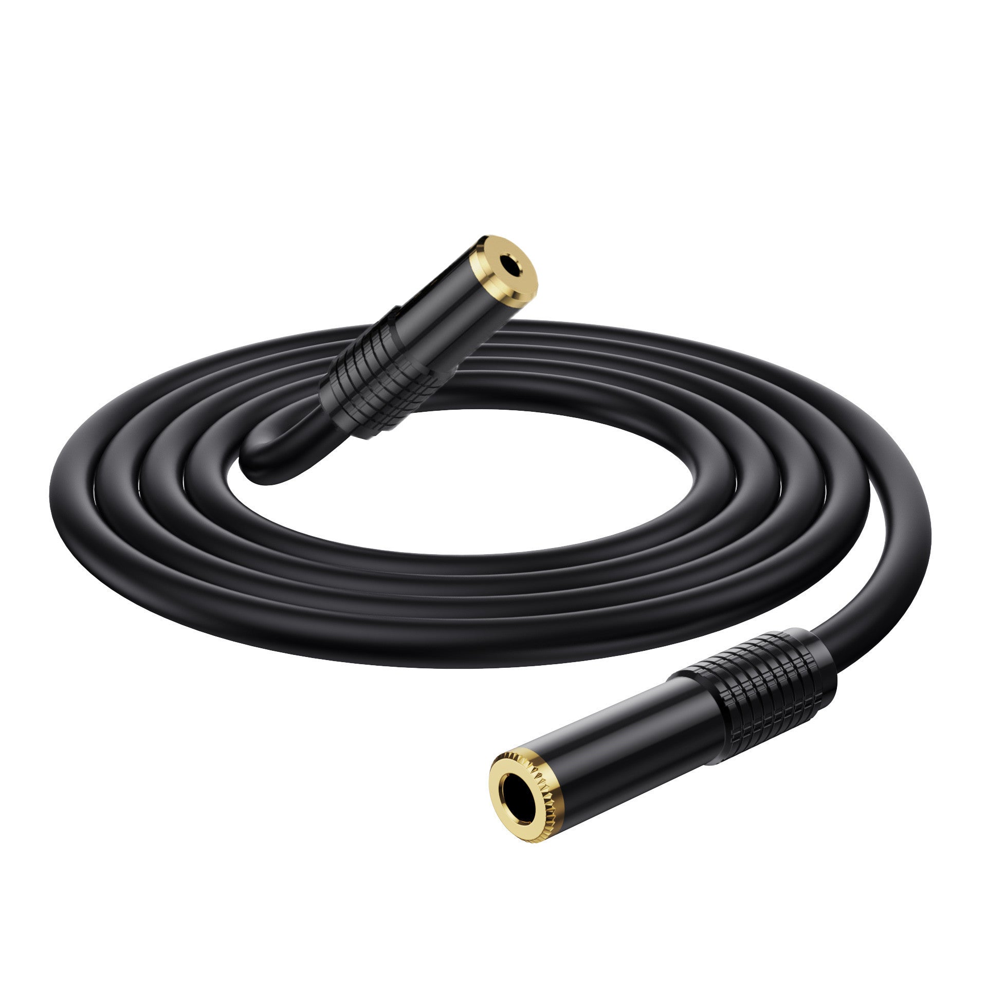 3.5mm to 6.35mm TRS female to female stereo audio cable