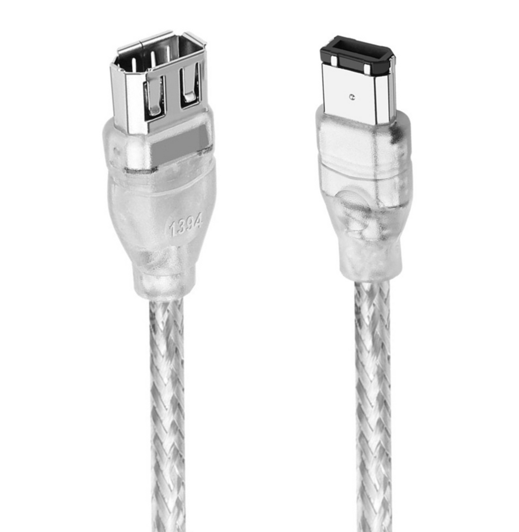 FireWire 400 6-Pin Female to 6-Pin Male Adapter Cable | IEEE 1394 ...