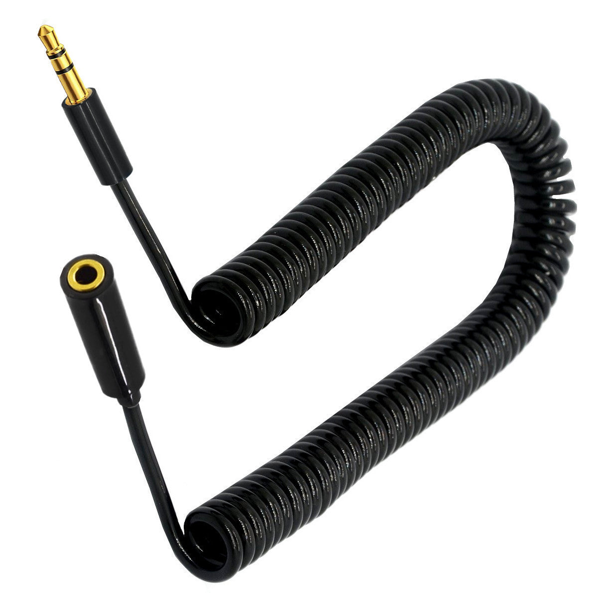 Flexible 3.5mm TRS audio extension cable