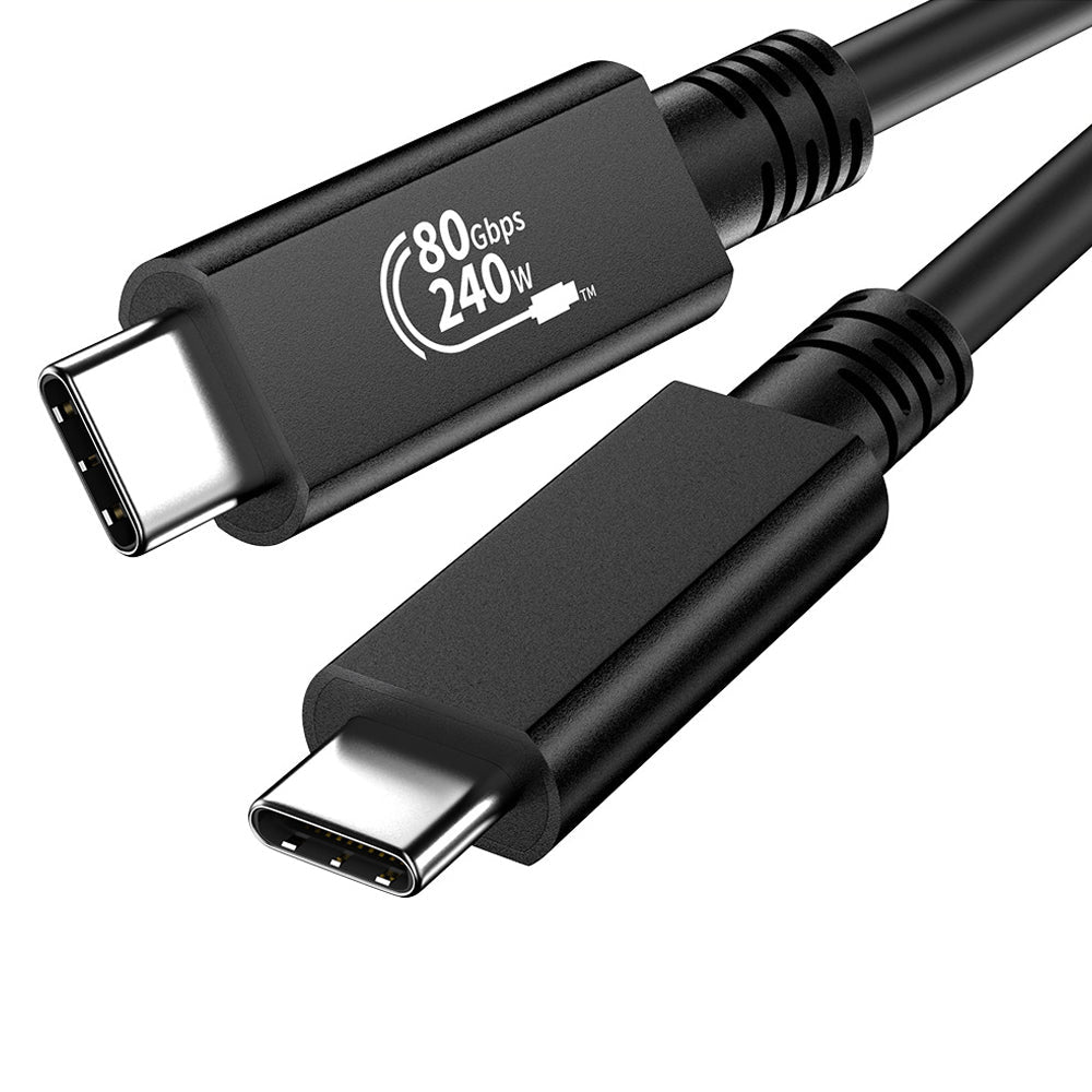 USB4 Gen4 80Gbps Thunderbolt 5 Cable | 240W PD Fast Charging | Bi-Directional