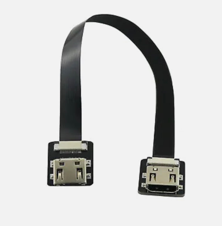 HDMI female to female flat FPV extension cable