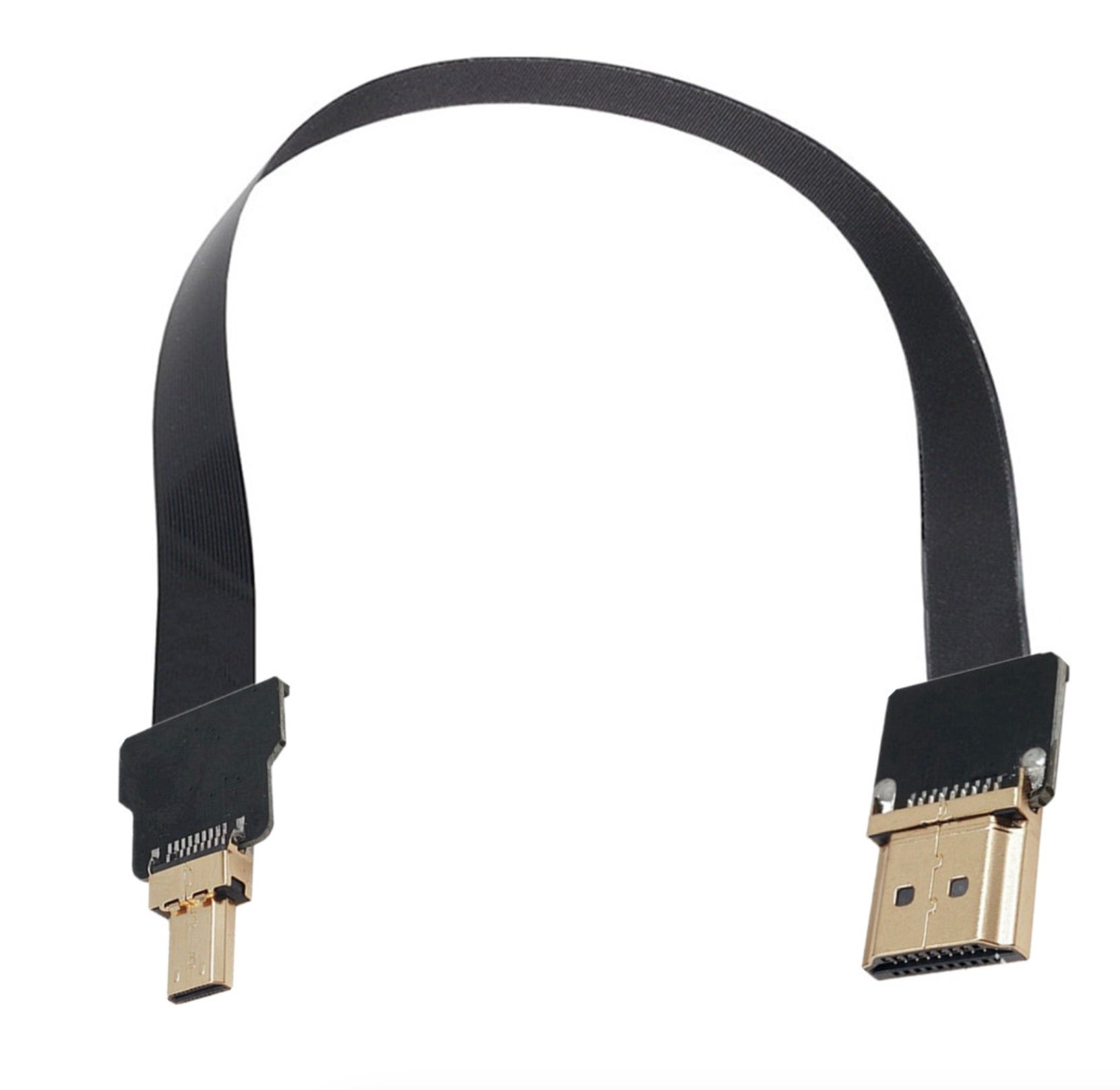 HDMI male to Micro HDMI male FPC flat cable