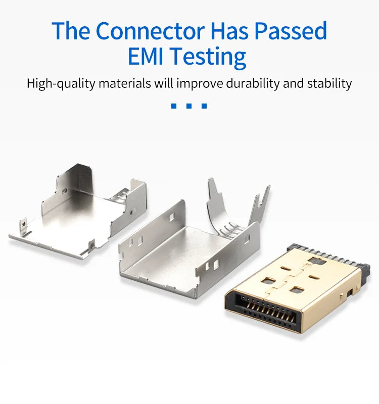 8K DisplayPort 1.4 Cable (2M) | 8K 60Hz, 4K 144Hz, Ultra High-Speed DP for PC & Gaming Monitors