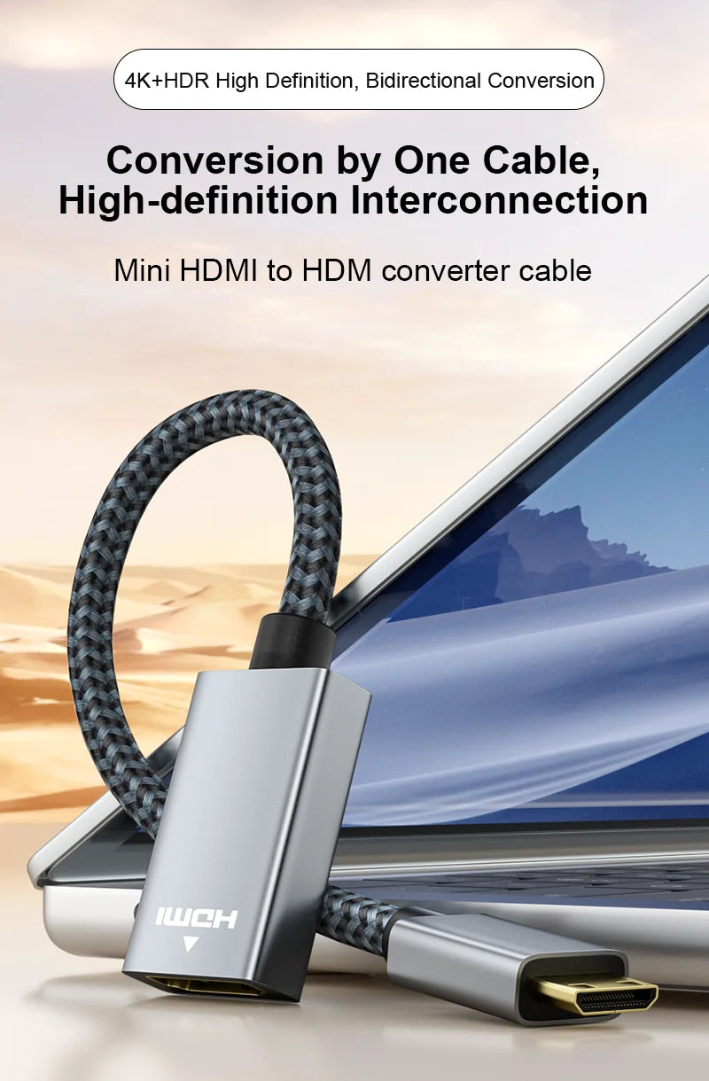 4K Mini HDMI to Standard HDMI Cable