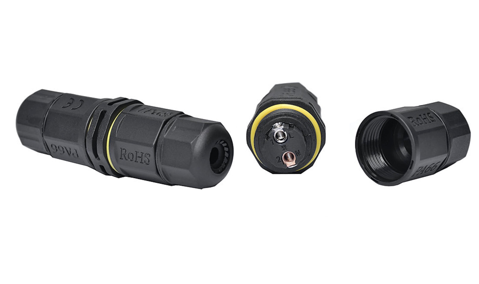 M20 waterproof 3 pin electrical connector outdoor use