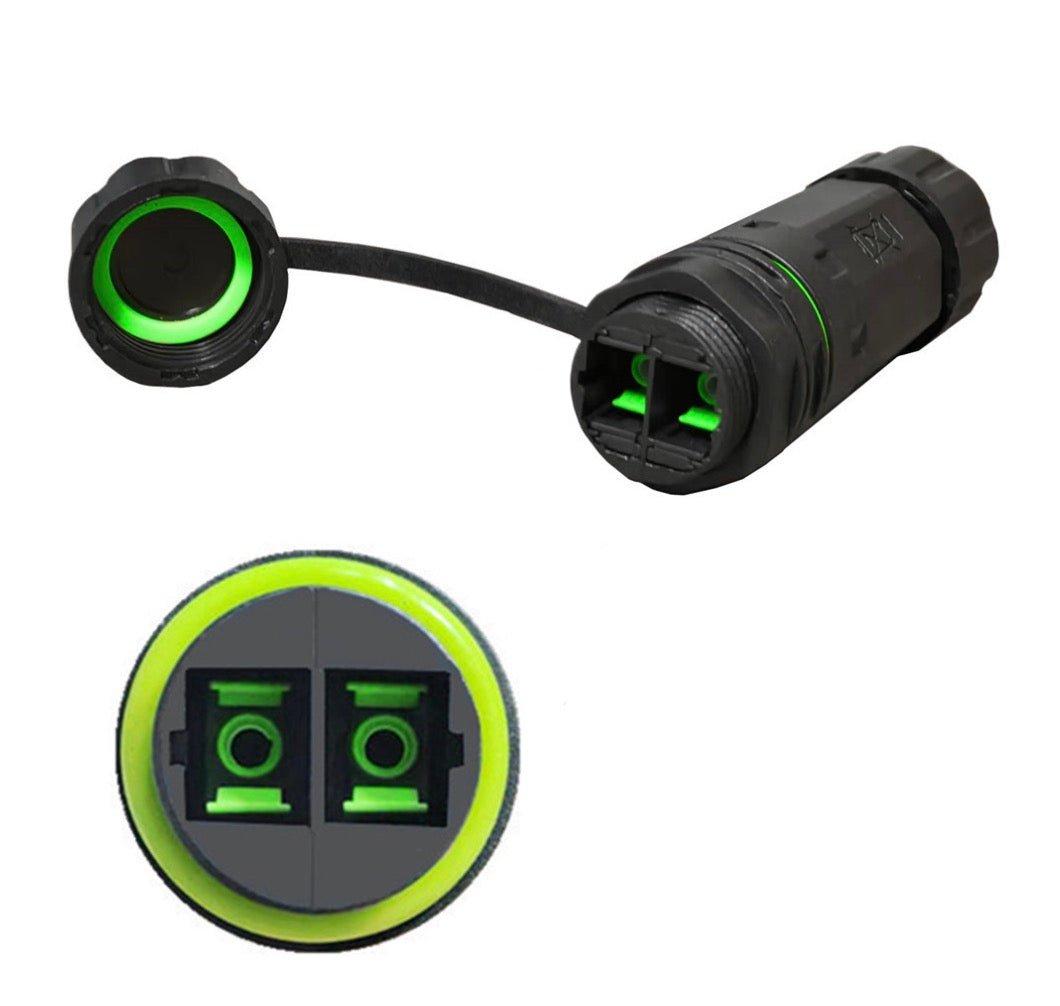IP68 waterproof SC-SC fibre optic coupler for outdoor network extension