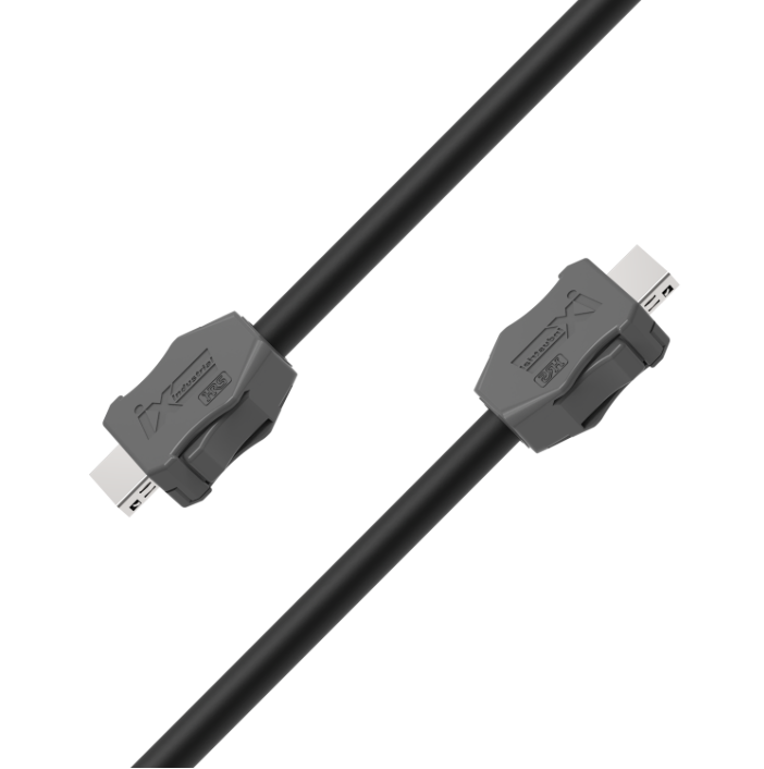 IX industrial CAT6A Ethernet cable with IX B-Key connectors