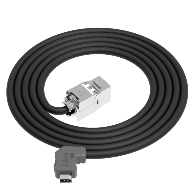 Industrial CAT6A Ethernet cable for control cabinet wiring