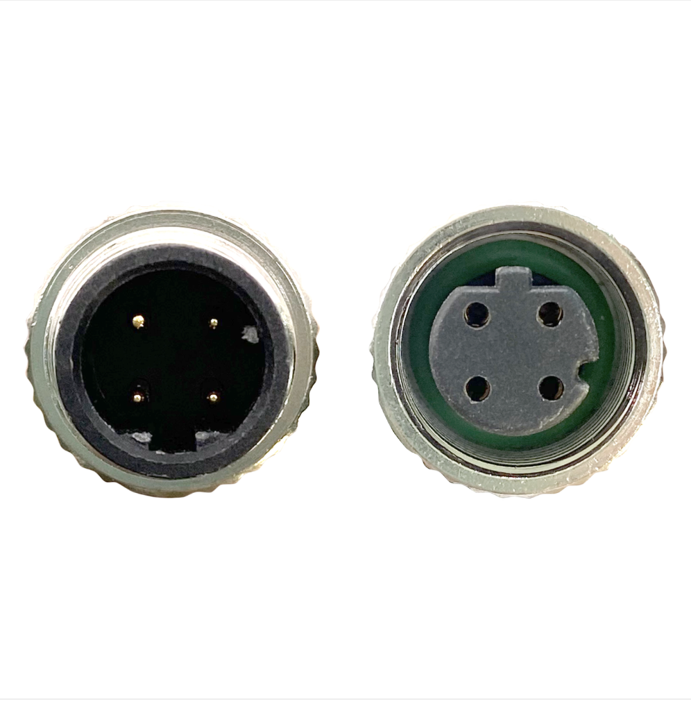 M12 D-coded male female Ethernet cable IP67