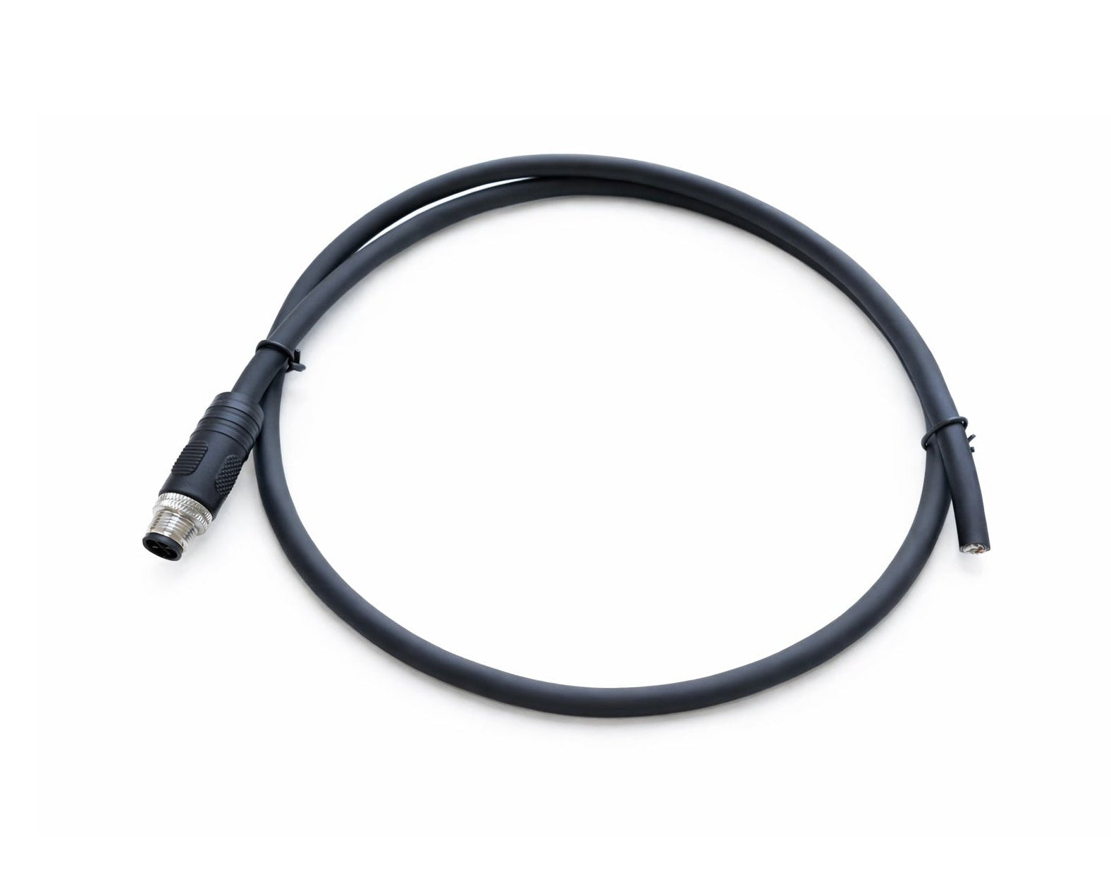 M12 S Code 4 position 3+PE female to open cable shielded PUR