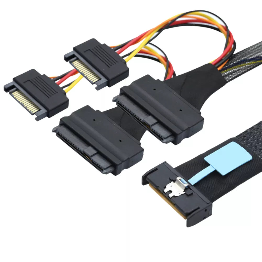 Enterprise server storage cable MCIO 8i to U.2