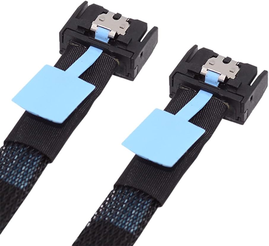 PCI-E 5.0 Mini Cool Edge IO MCIO PCI-E 4i 38Pin to MCIO 4i SFF-TA-1016 Extender Cable | Male to Male