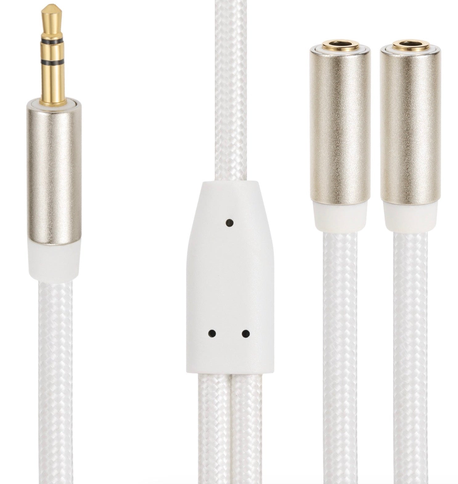 3.5mm audio sharing cable male to two female ports