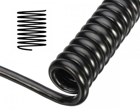 Coiled USB 3.0 extension cable Micro B to Type A