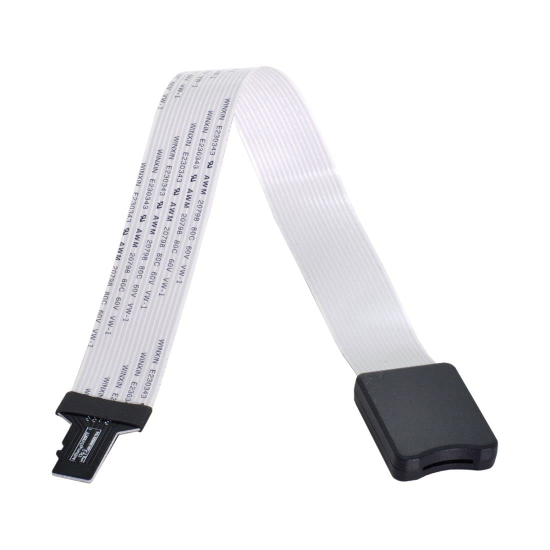 Micro SD TF male to female memory card kit extender close up