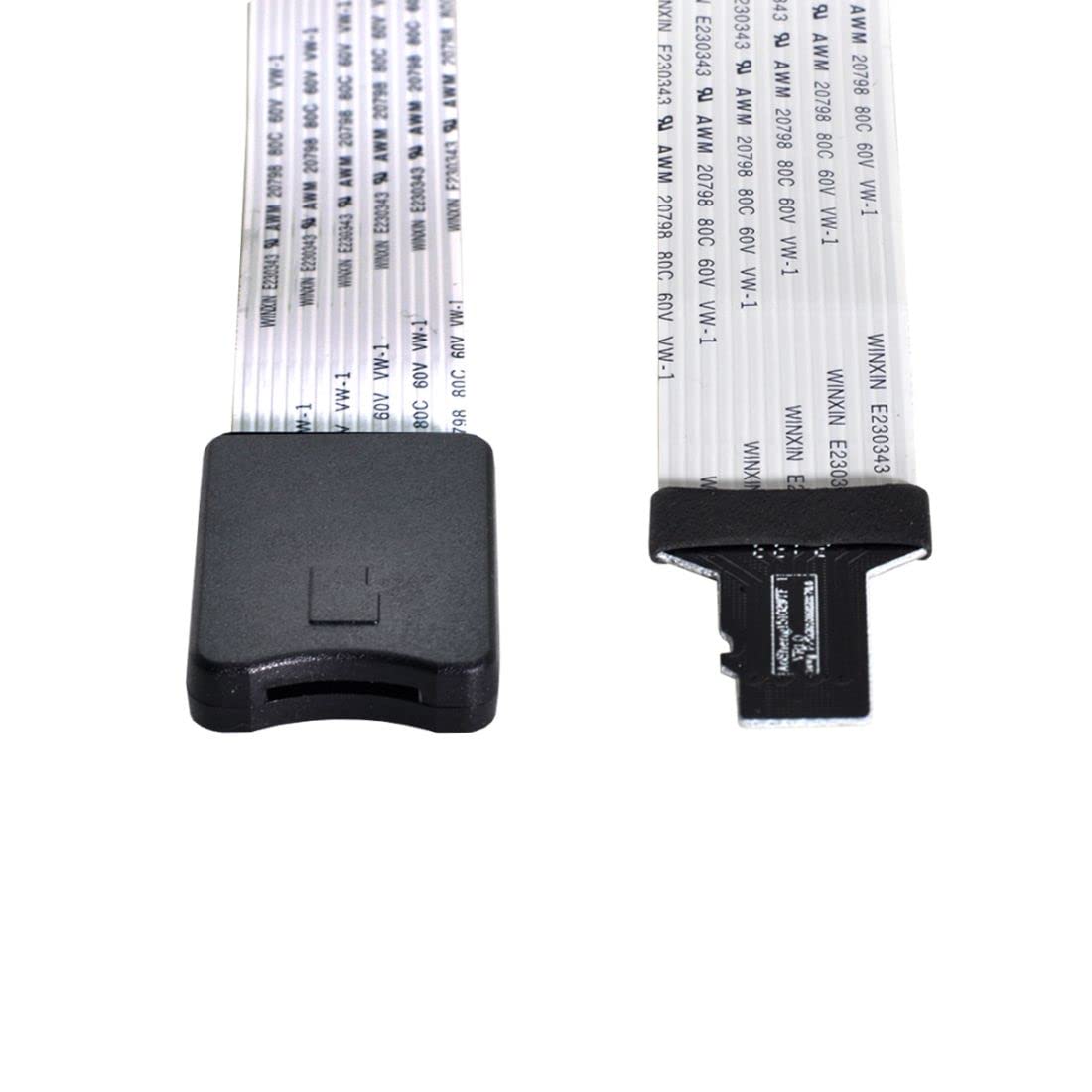 White ribbon Micro SD TF card slot extender for embedded devices