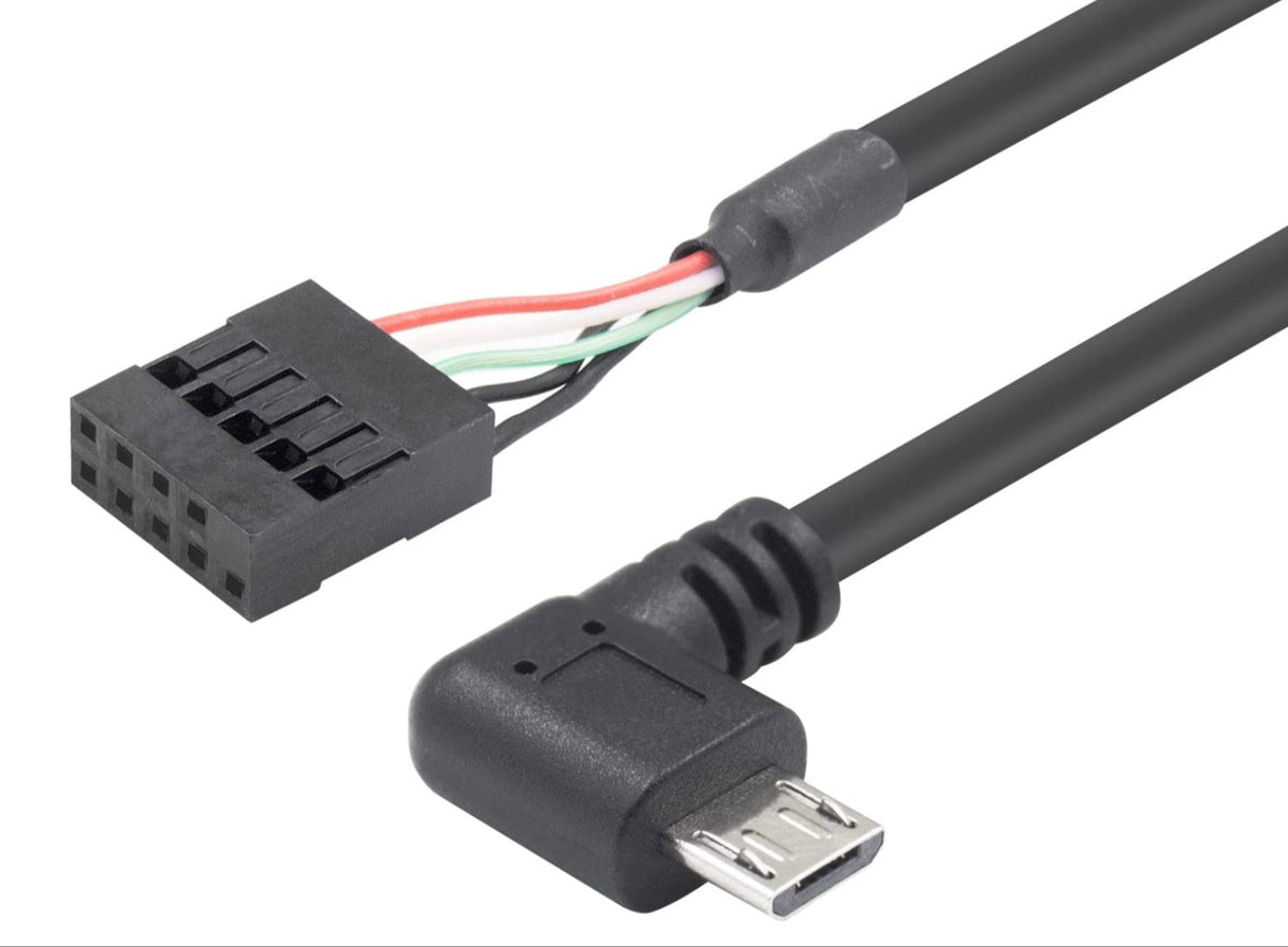 Micro Usb Rj9 Micro USB to 9 Pin USB Header Dupont Cable | Motherboard Connector