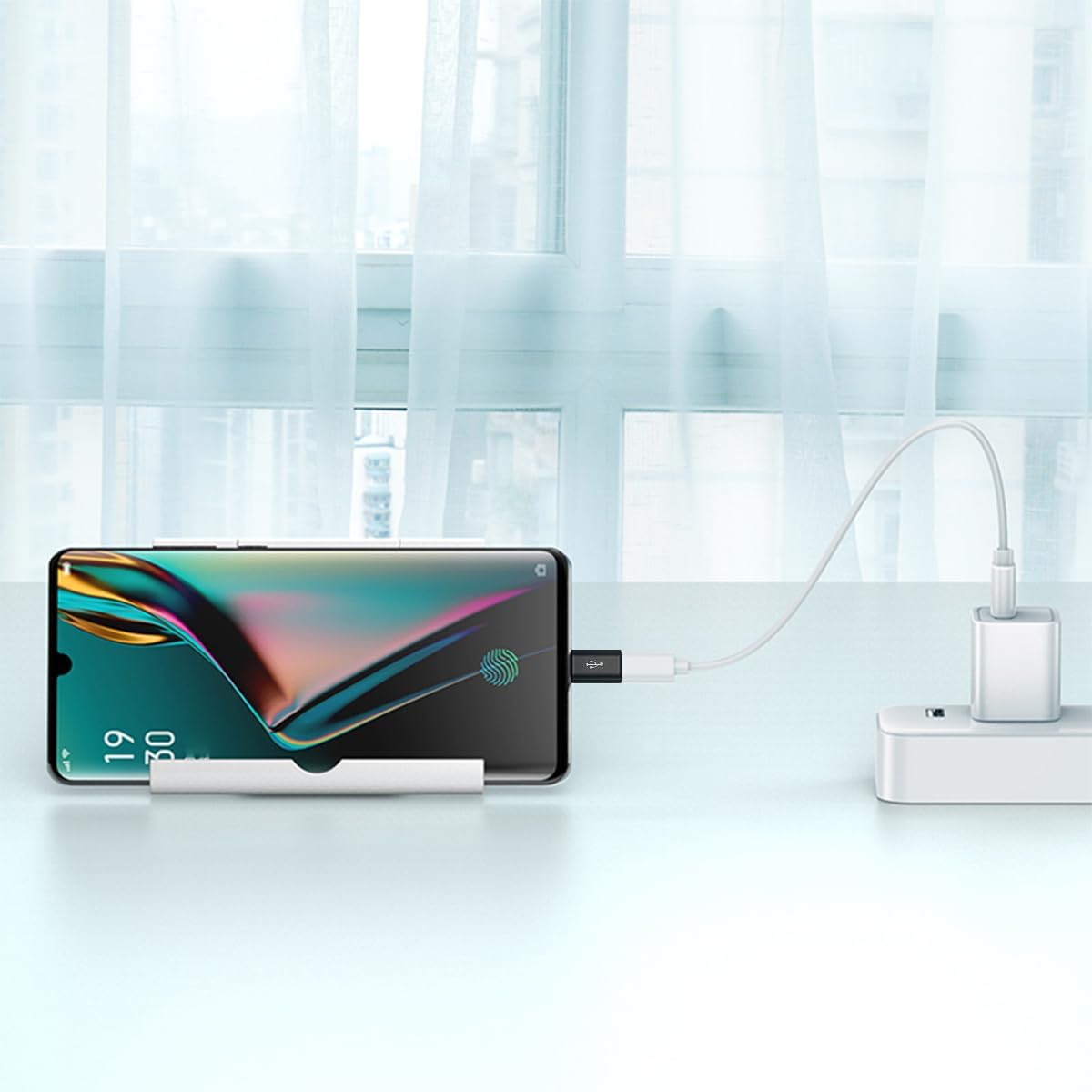 Micro USB to USB-C OTG adapter