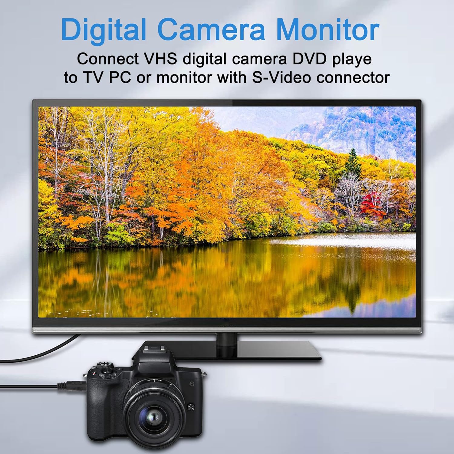 S-Video extension lead for camcorder TV and VCR