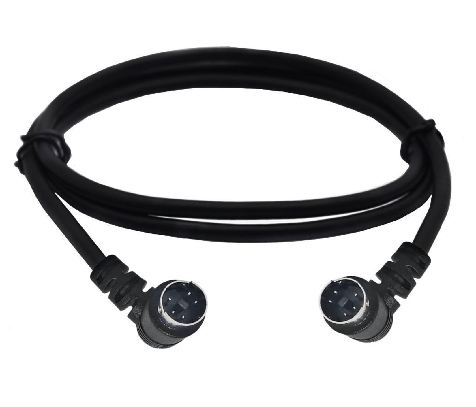 Mini DIN 5-pin male to male audio video extension cable