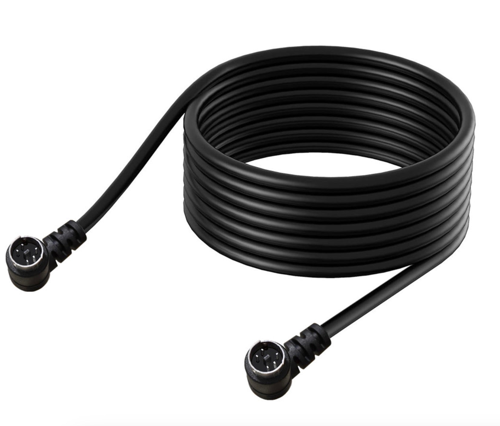 Mini DIN 5-pin male to male audio video extension cable