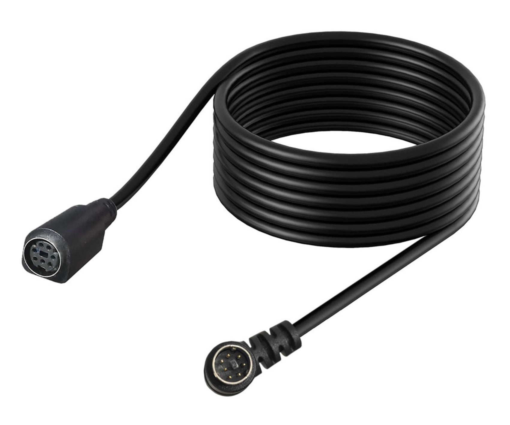 Mini DIN 7-pin male to female audio video extension cable