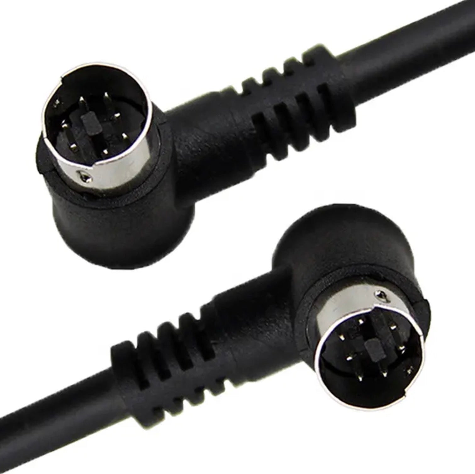 7-pin Mini DIN L-shaped S-Video cable