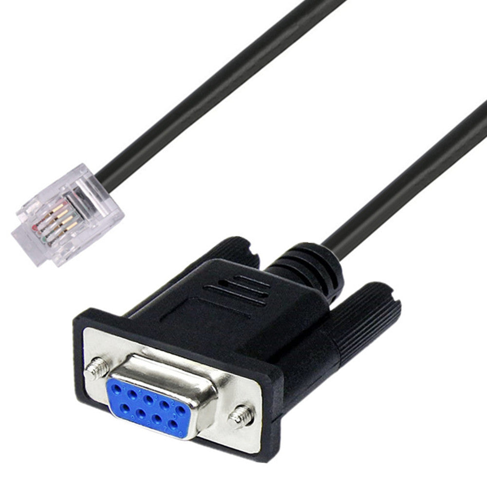 DB9 RS232 to RJ11 6P4C Serial Console Cable for APC AP7800 AP7900 RS232 940-0144A