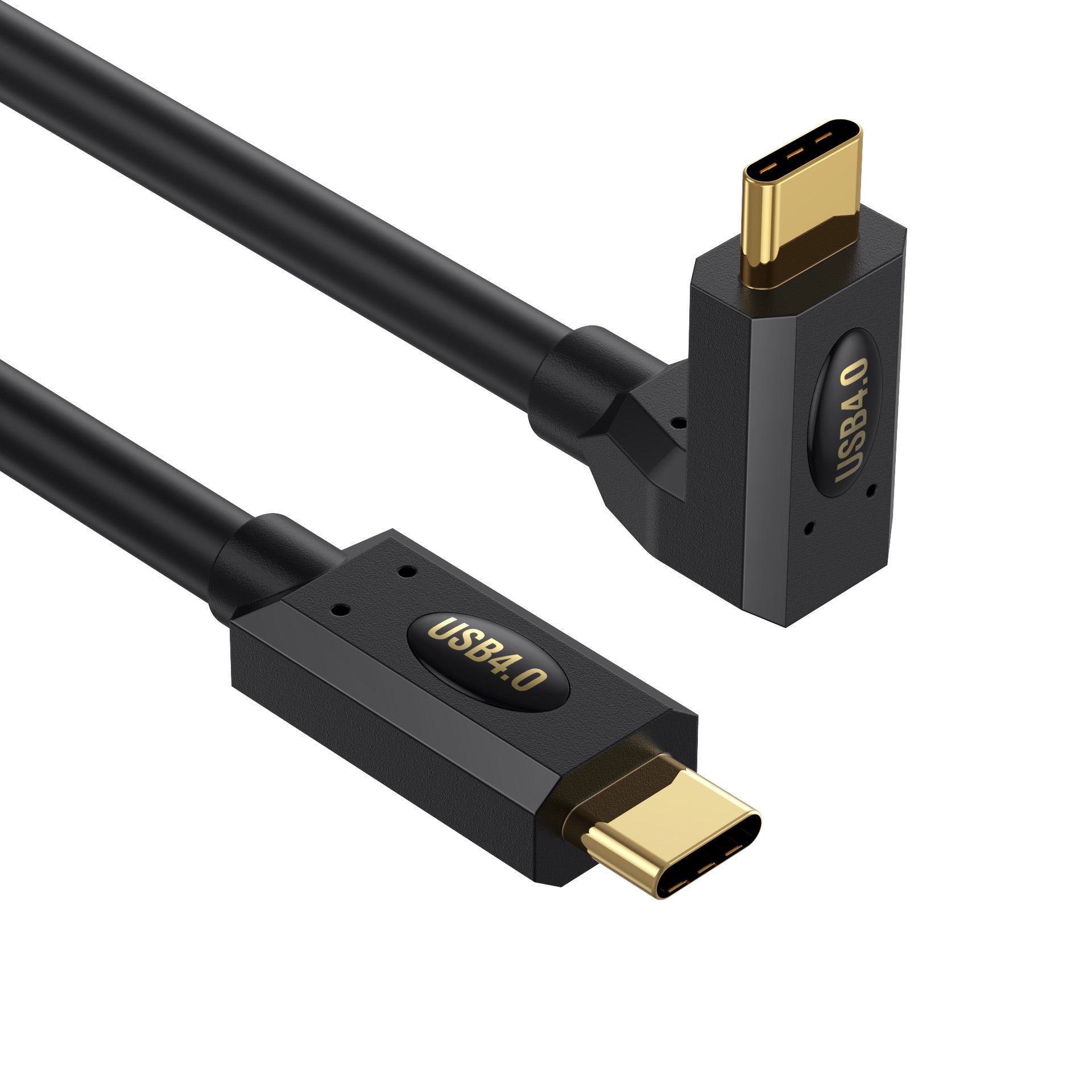 USB C High Speed Transmission USB4 Cable 240W 40Gbps 8K 60Hz UP Down Angle