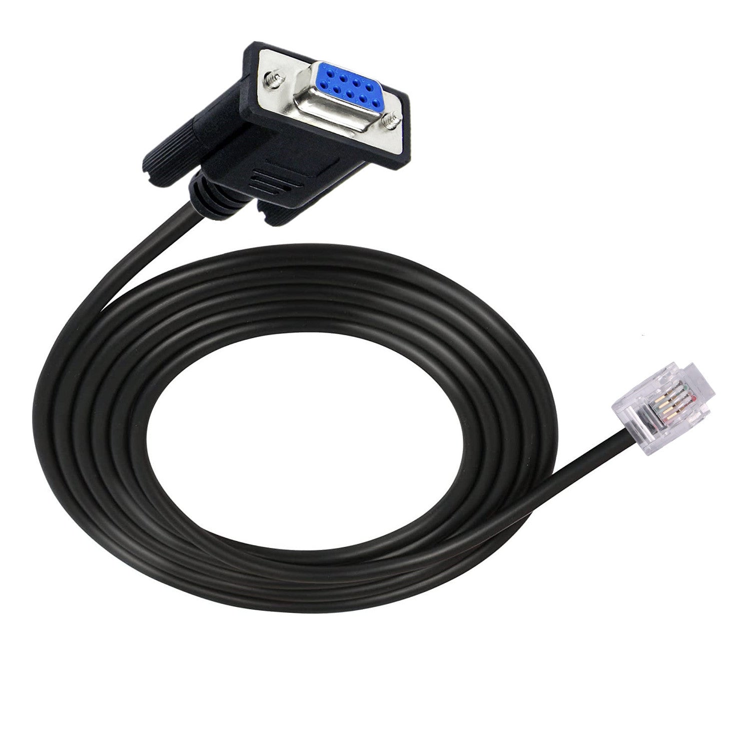 DB9 RS232 to RJ11 6P4C Serial Console Cable for APC AP7800 AP7900 RS232 940-0144A