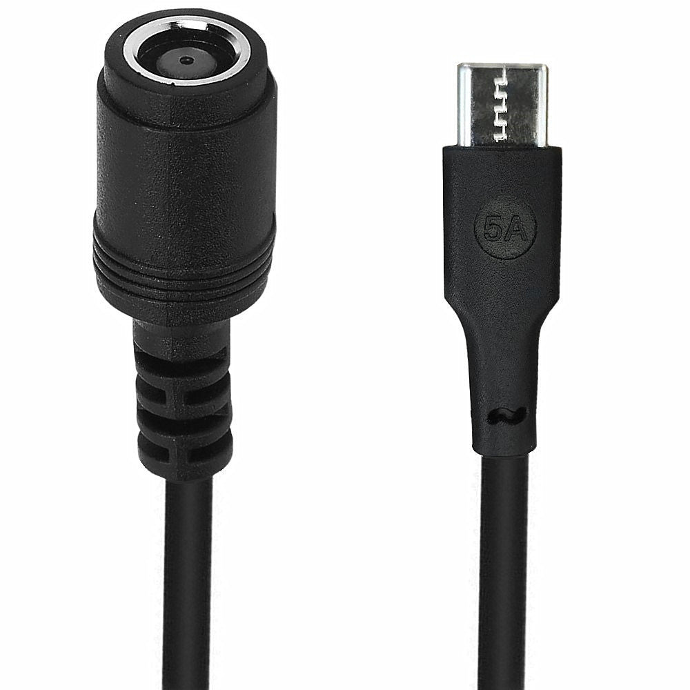 USB C Male to 7.4x5.0 Female DC Power Cable