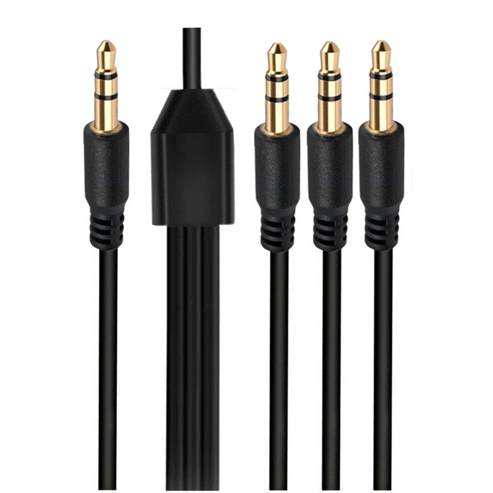 3.5mm 3Pole to 3 x 3.5mm 3Pole TRS Stereo Jack Headphone Audio Cable