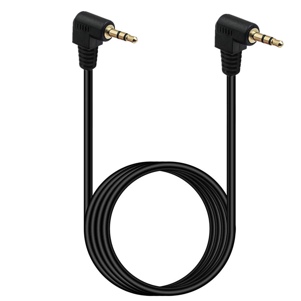 3.5mm 3Pole Angled Mini Plug Male to 3.5mm 3Pole Male Stereo Audio Headphone Cable